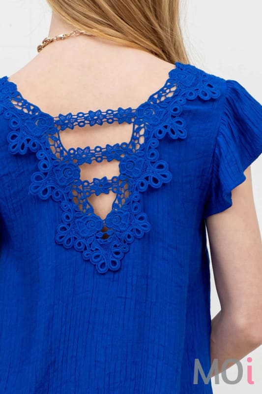 Ruffle Sleeve Blouse