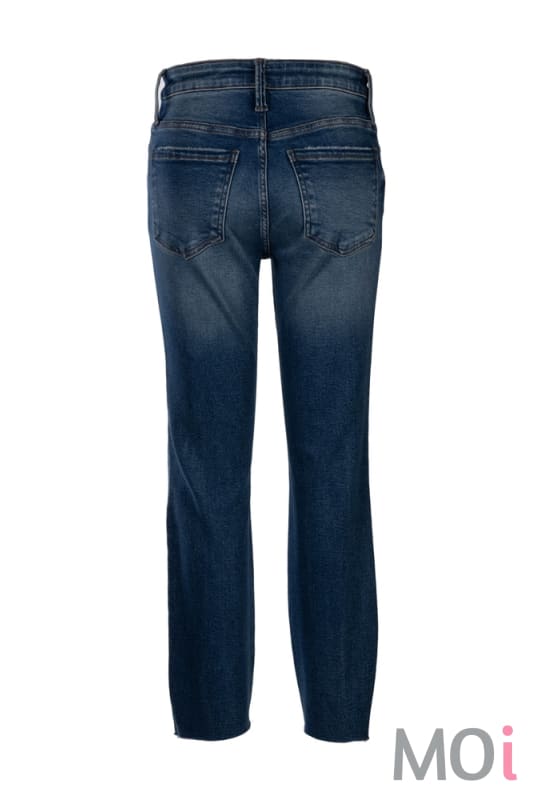 Kut From The Kloth Charlize High Rise Fab Ab Cigarette Leg Raw Hem