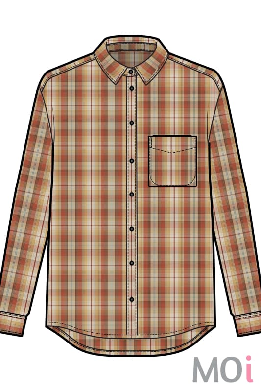 Pendleton Boyfriend Flannel Gold/Brick Pendleton Boyfriend Flannel Gold/Brick
