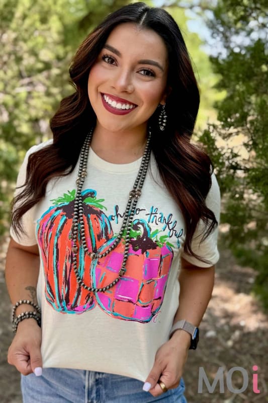 Callie Ann Stelter Oh So Thankful Pumpkins Tee