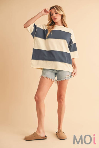 Polly Color Block Top