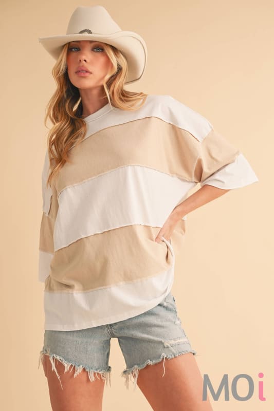 Polly Color Block Top