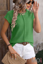 Round Neck Short Sleeve Top