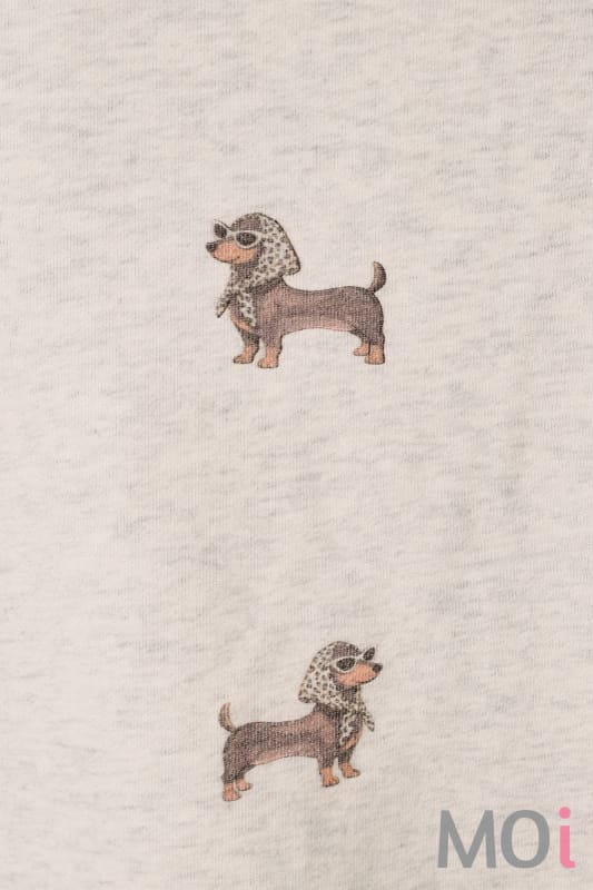 Weenie Dog All Over Print Crew Neck Sweatshirt