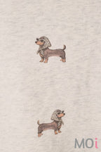 Weenie Dog All Over Print Crew Neck Sweatshirt