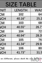 FASHION STRETCH WAIST CAMO PRINT MOPPING PANTS