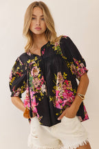 Floral Print Blouse