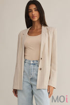 Z Supply LIvingston Pinstripe Blazer