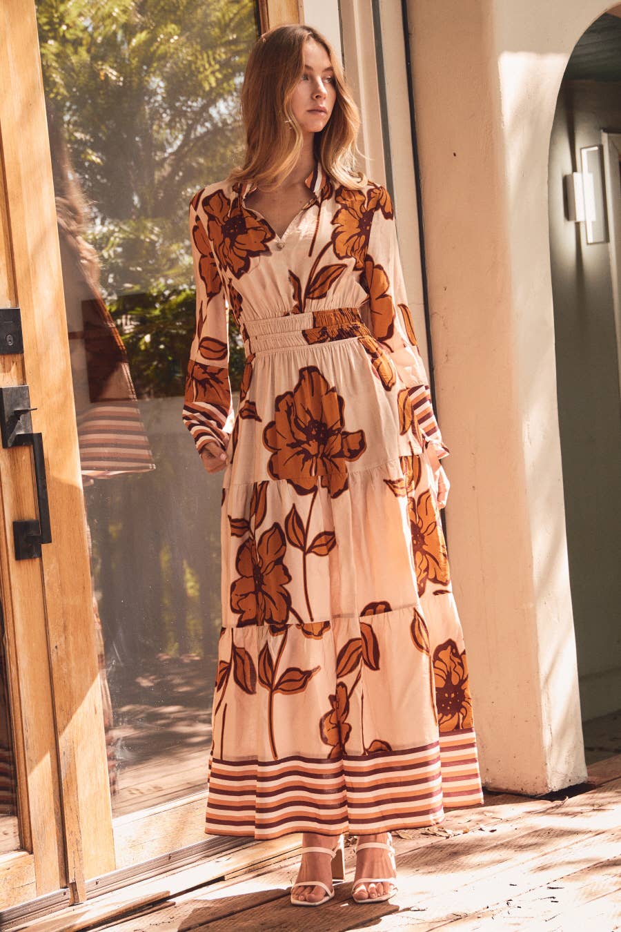 Floral Printed Midi Dress