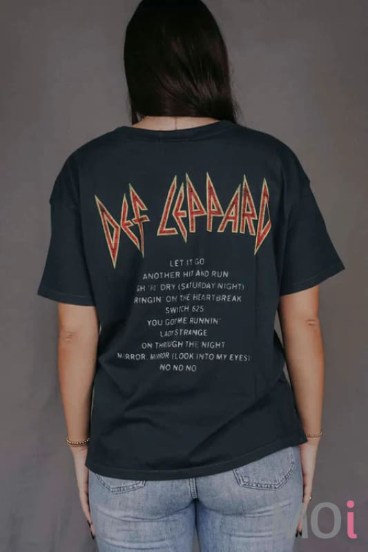 Def Leppard High N Dry Tee