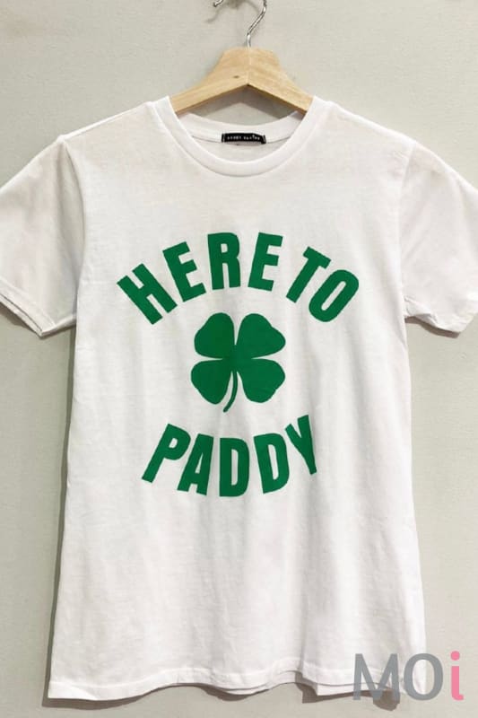 Here To Paddy Graphic Tee