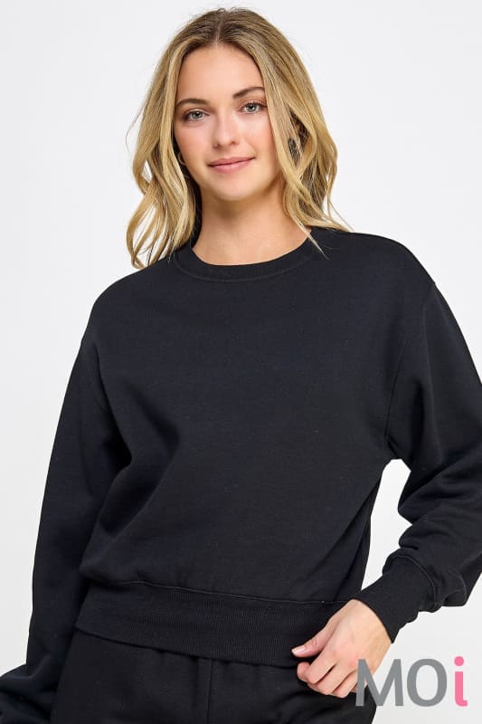 Fleece Basic Sweatshirt