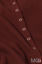 Z Supply Albany Waffle Button Up Top
