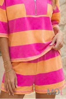 Stripe Casual Shorts