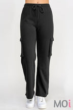 Fleece Cargo Pocket Straight Leg Jogger