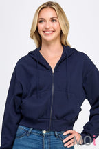 Fleece Full Zip Up Hoodie