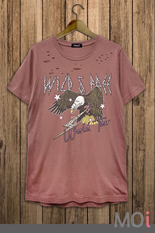 Wild  & Free Graphic Mauve