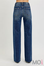 Tummy Control High Rise Straight Jeans