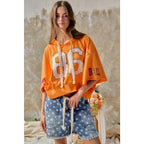 Polka Dot Printed Denim Shorts With Belt