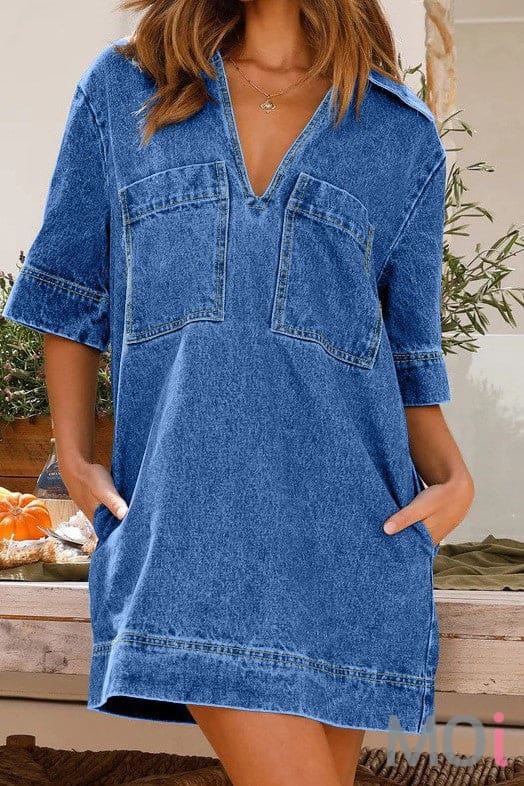 Casual Denim Dress