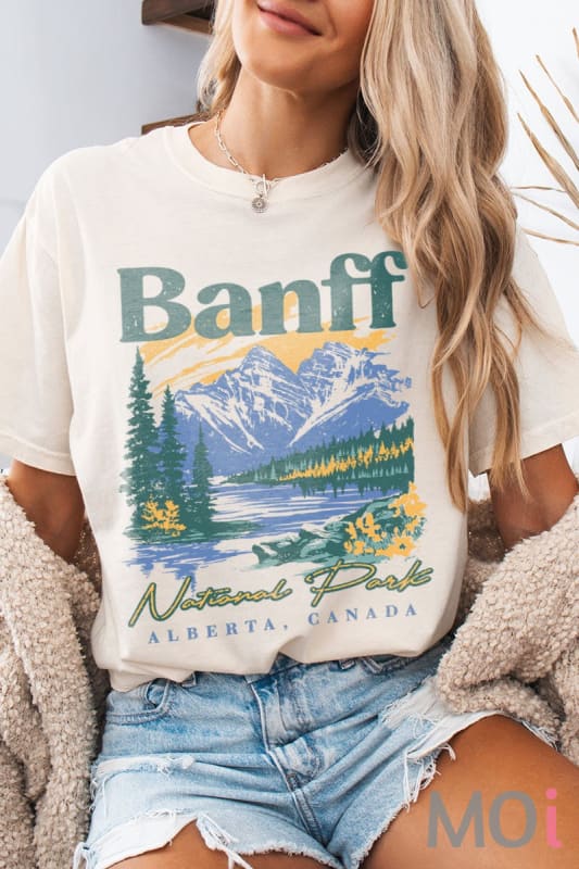 Banff Canada Outdoors Comfort Color Tee