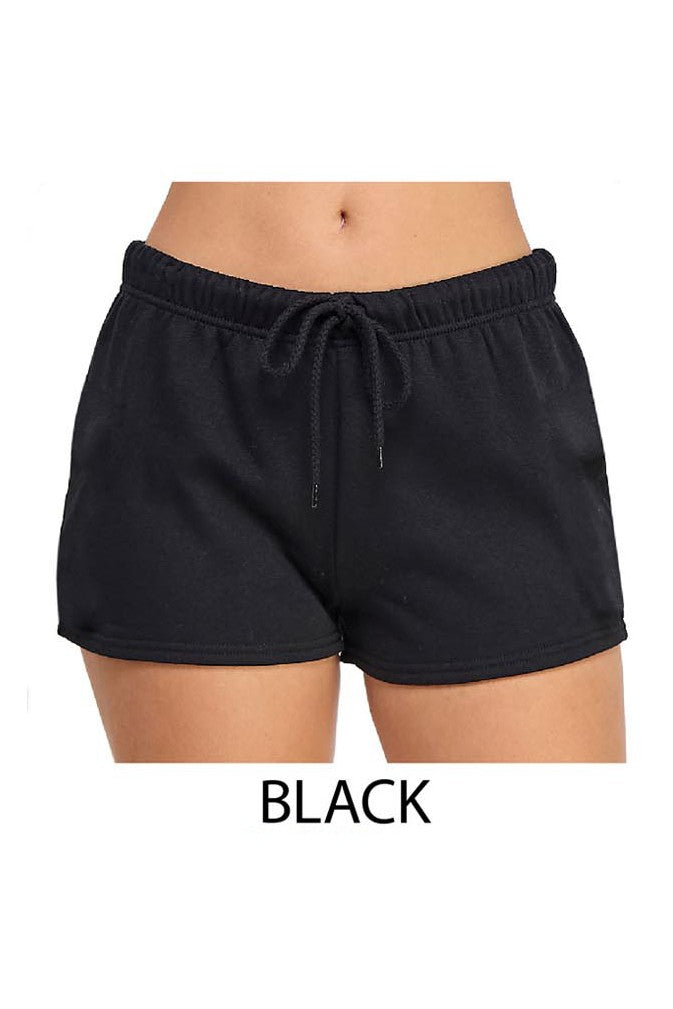Fleece High Waisted Shorts