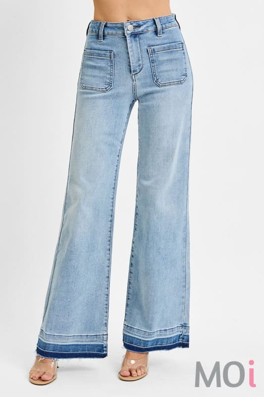 High Rise Wide Leg Jeans