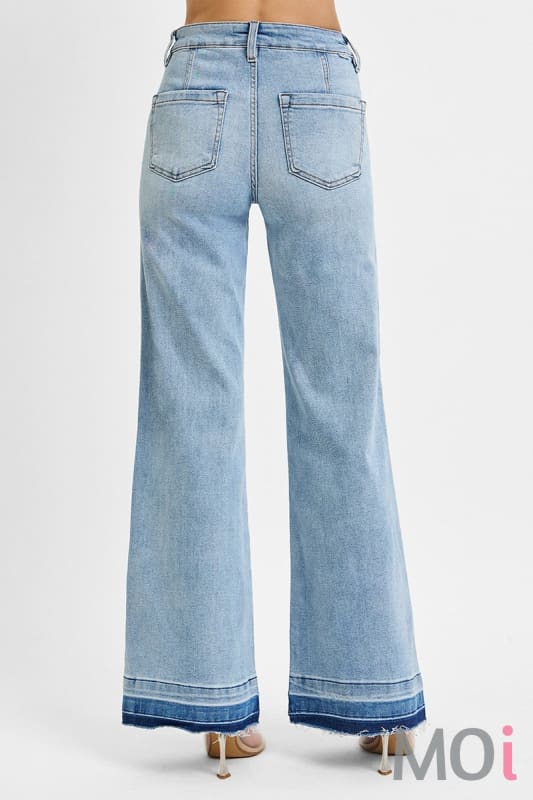 High Rise Wide Leg Jeans