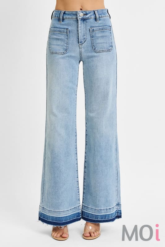 High Rise Wide Leg Jeans