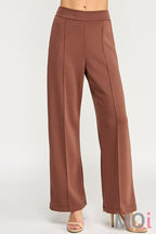 High Waist Pull On Pants