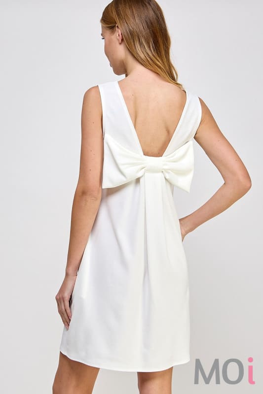 Bow Back Dress