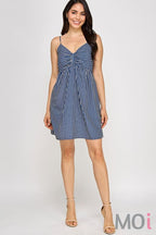 Stripe Baby Doll Dress