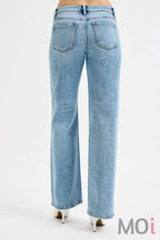 Low Rise Wide Leg Jeans Med/Light