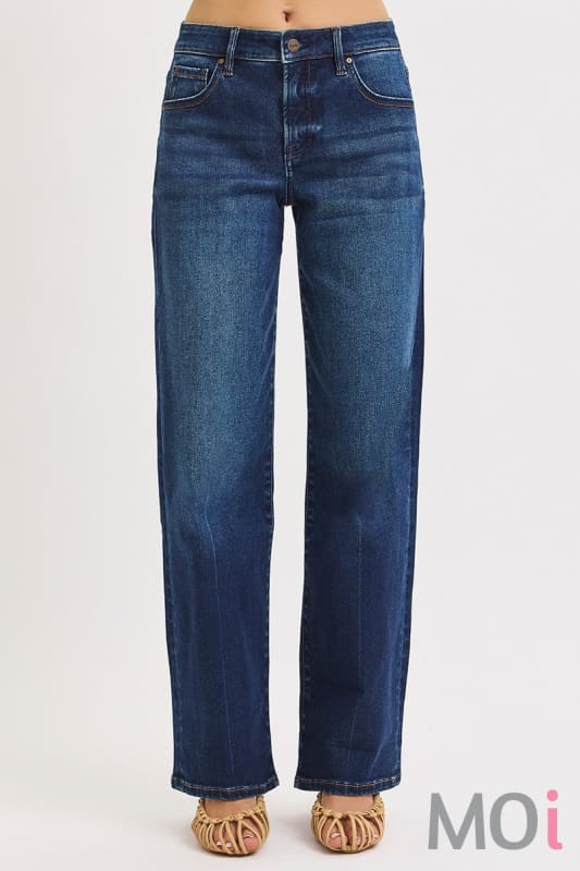 Mid Rise Baggy Jeans