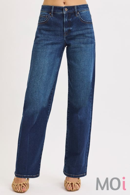 Mid Rise Baggy Jeans