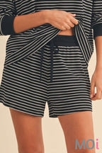 Soft Brushed Pinstripe Pullover