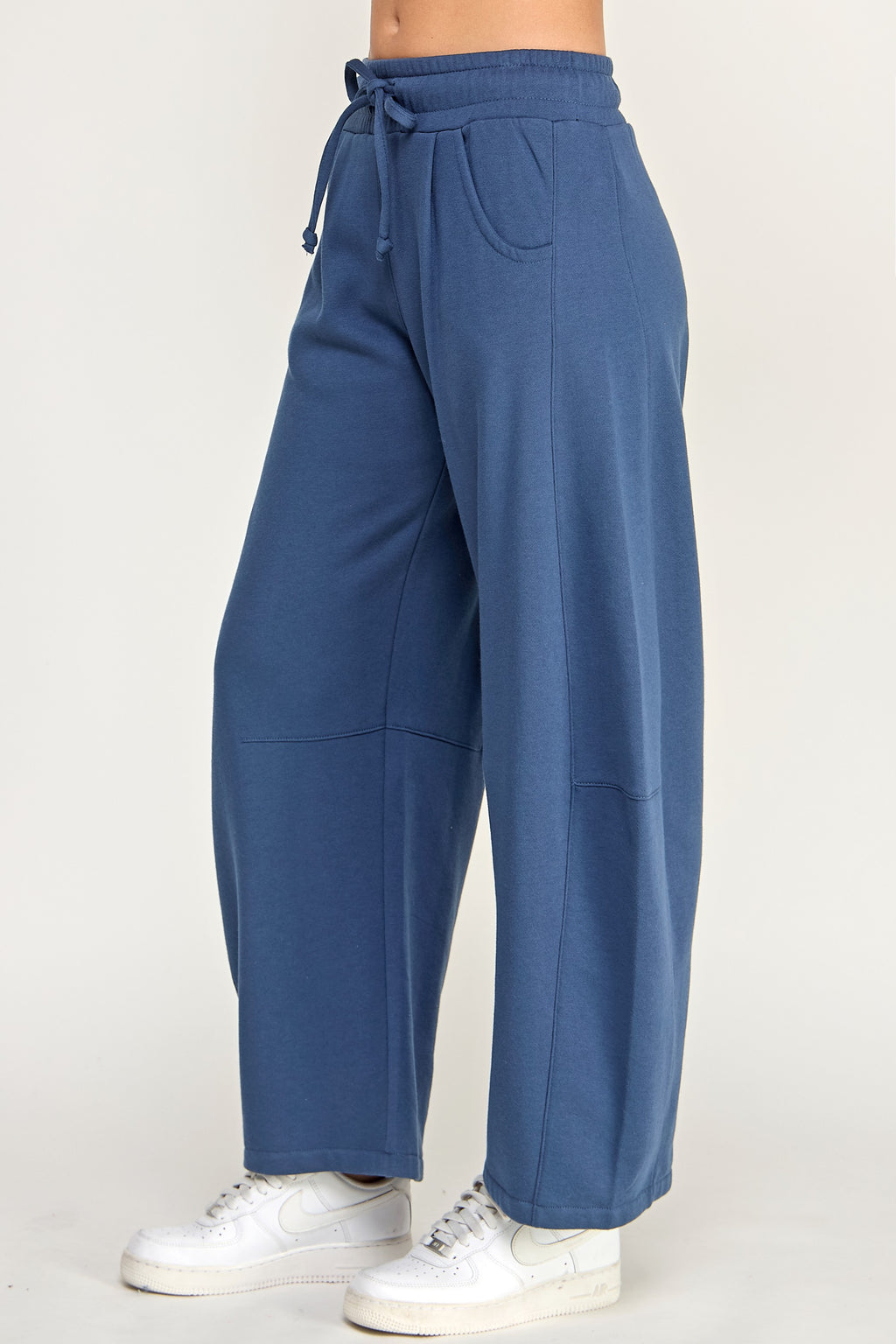 Fleece Baggy Barrel Sweatpants