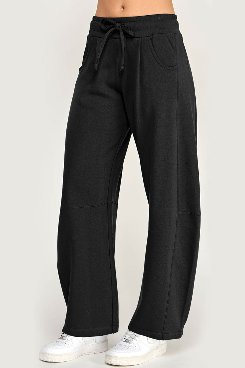 Fleece Baggy Barrel Sweatpants