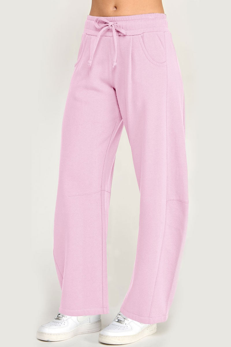 Fleece Baggy Barrel Sweatpants