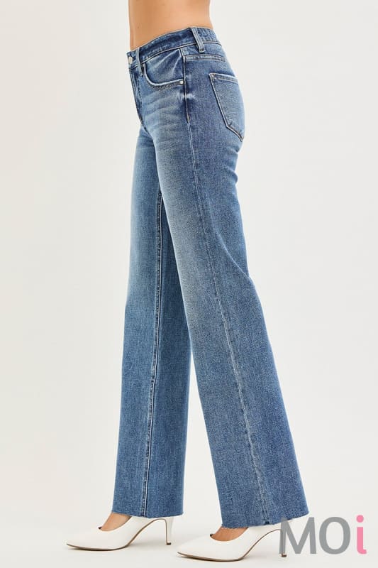 Tummy Control Mid Rise Straight