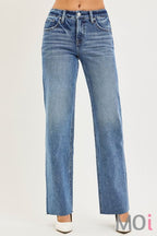 Tummy Control Mid Rise Straight