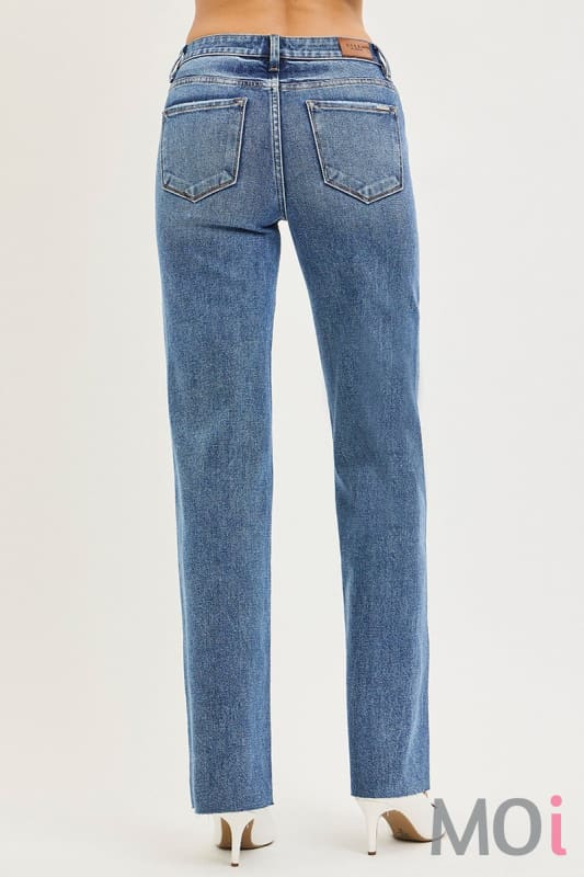 Tummy Control Mid Rise Straight