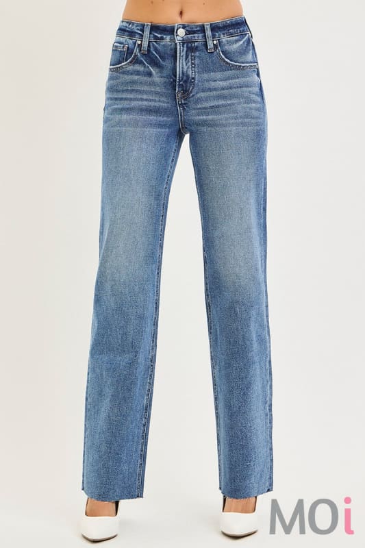 Tummy Control Mid Rise Straight