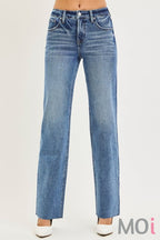 Tummy Control Mid Rise Straight