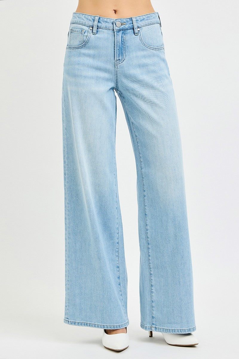 Risen Slouchy Wide Jeans