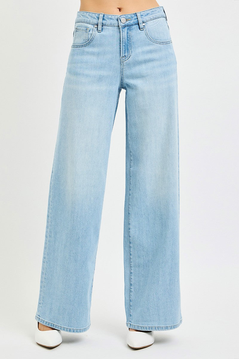 Risen Slouchy Wide Jeans