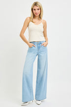 Risen Slouchy Wide Jeans