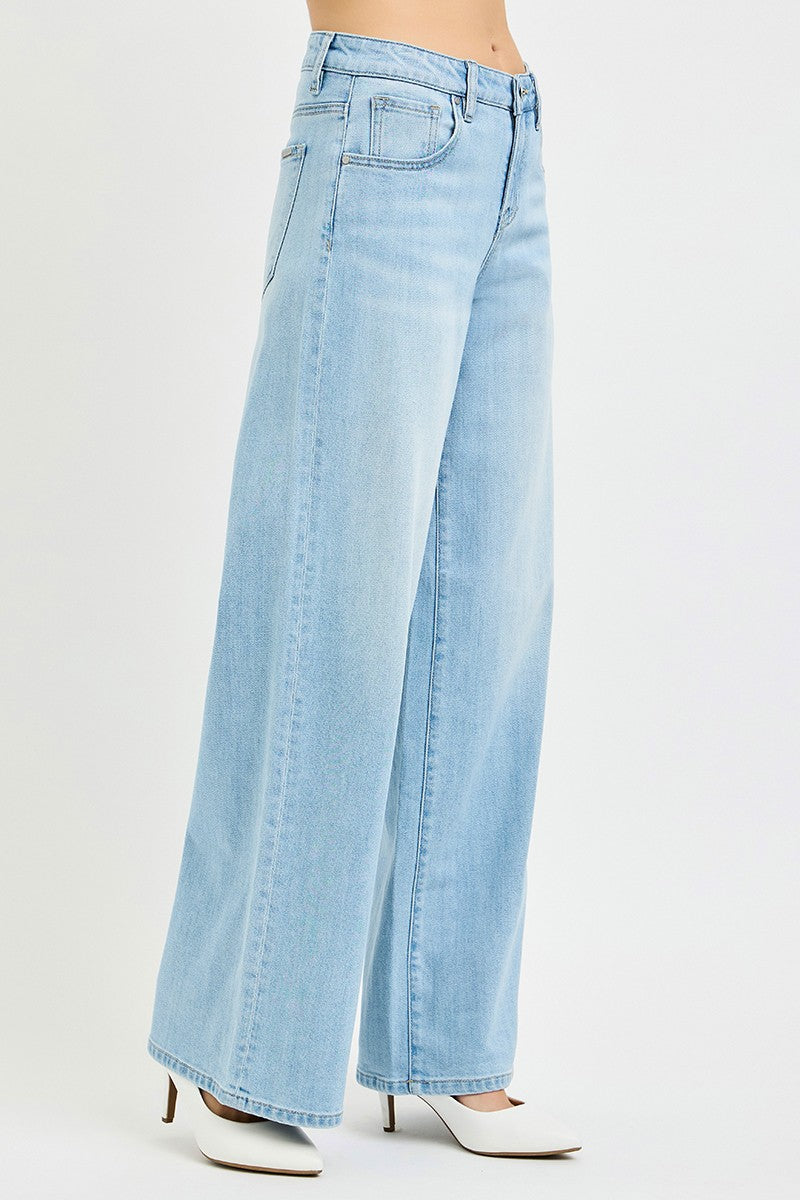 Risen Slouchy Wide Jeans