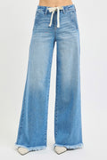Risen High Rise Wide Jeans