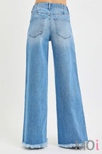 High Rise Wide Jeans